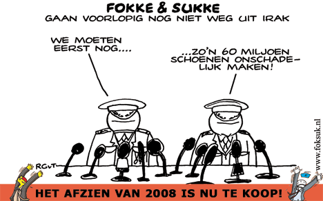 F&S gaan voorlopig nog niet weg uit Irak (NEXT, di, 16-12-08)