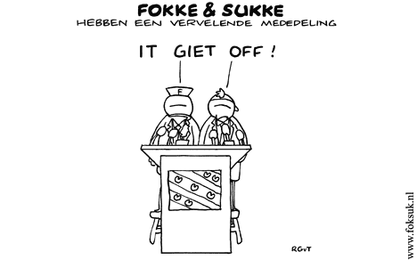 F&S hebben een vervelende mededeling (NRC, ma, 12-01-08)