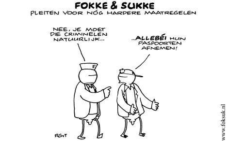 F&S pleiten voor nog hardere maatregelen (NRC, wo, 14-01-09)