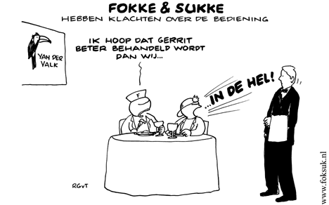 F&S hebben klachten over de bediening (NRC, do, 22-01-09)