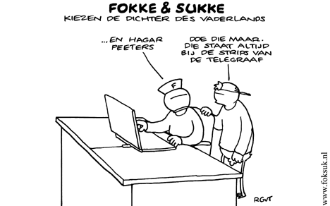 F&S kiezen de dichter des vaderlands (NRC, za, 24-01-09)