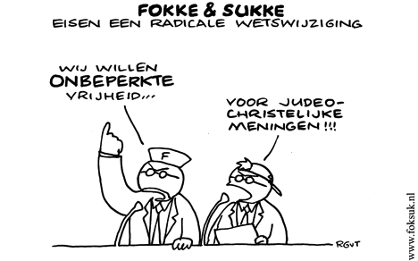 F&S eisen een radicale wetswijziging (NEXT, ma, 26-01-09)