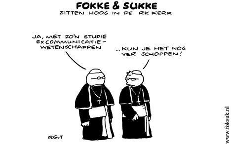 F&S zitten hoog in de RK kerk (NRC, ma, 02-02-09)