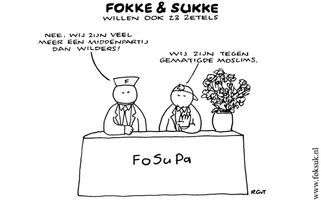 F&S willen ook 23 zetels (NEXT, ma, 02-02-09)