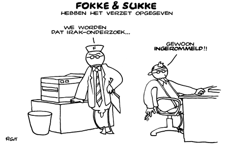 F&S hebben het verzet opgegeven (NRC, di, 03-02-09)