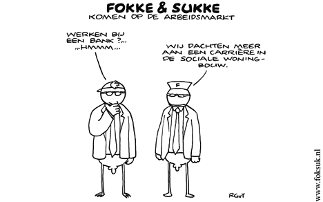 F&S komen op de arbeidsmarkt (NRC, vr, 06-02-09)