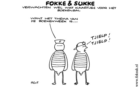 F&S verwachten wel wat kaartjes voor het Boekenbal (NRC, za, 07-02-09)