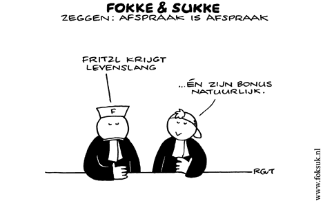 F&S zeggen: afspraak is afspraak (NRC, za, 21-03-09)