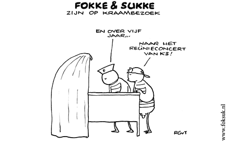 F&S zijn op kraambezoek (NRC, di, 24-03-09)