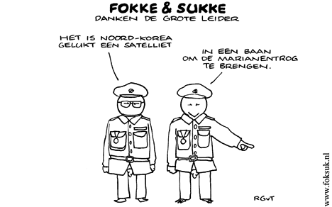 F&S danken de grote leider (NRC, ma, 06-04-09)