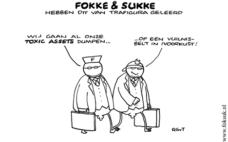 F&S hebben dit van Trafigura geleerd (NRC, do, 09-04-09)