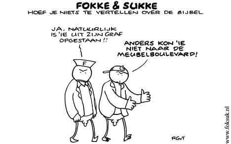 F&S hoef je niets te vertellen over de Bijbel (NRC, za, 11-04-09)