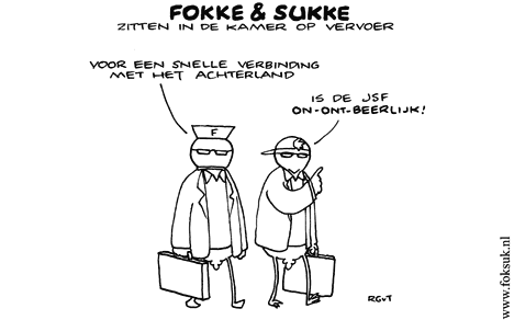 F&S zitten in de kamer op vervoer (NRC, di, 14-04-09)