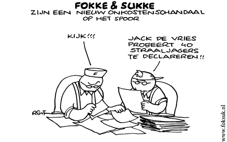 F&S zijn een nieuw onkostenschandaal op het spoor (Next, ma, 18-05-09)