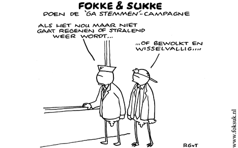 F&S doen de "Ga Stemmen"-campagne (NEXT, do, 04-06-09)