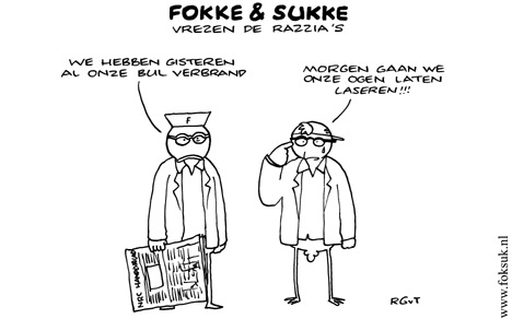 F&S vrezen de razzia's (NRC, vrij, 05-06-09)