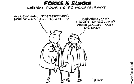 F&S liepen door de PC Hooftstraat (NEXT, ma, 08-06-09)