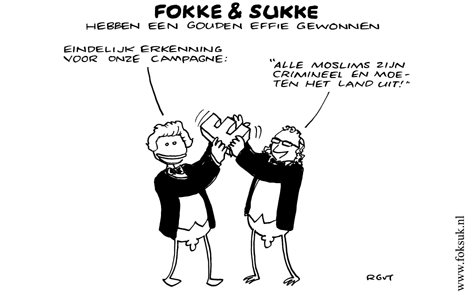 F&S hebben een gouden effie gewonnen (NRC, do, 18-06-09)
