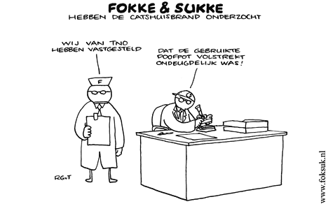 F&S hebben de Catshuisbrand onderzocht (NRC, vr, 19-06-09)
