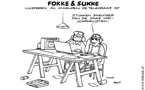 F&S luisteren al maanden De Telegraaf af (NRC, wo, 08-07-09)