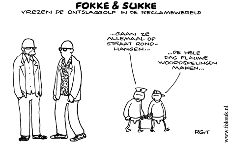 F&S vrezen de ontslaggolf in de reclamewereld (NRC, vr, 10-07-09)