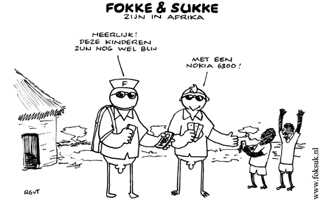 F&S zijn in Afrika (NRC, di, 28-07-09)