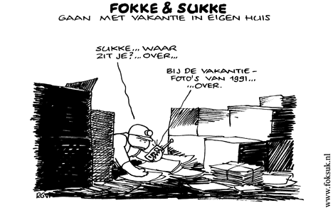 F&S gaan met vakantie in eigen huis (NRC, wo, 29-07-09)