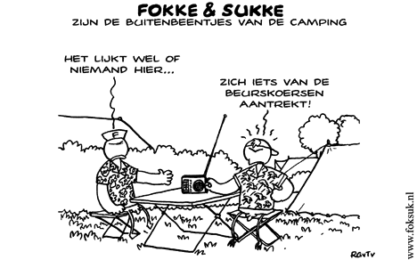 F&S zijn de buitenbeentjes op de camping (NRC, vr, 31-07-09)