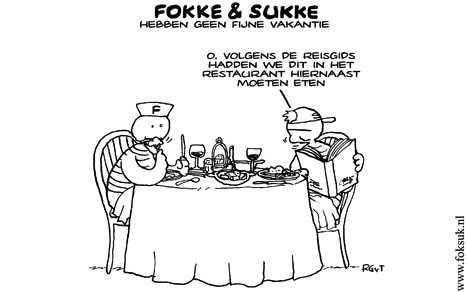 F&S hebben geen fijne vakantie (NRC, ma, 03-08-09)