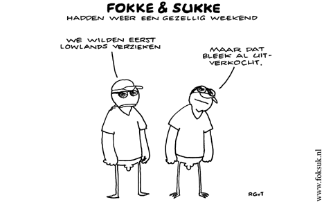 F&S hadden weer een gezellig weekend (NRC, ma, 24-08-09)