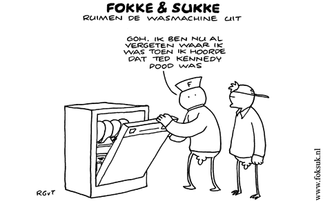 F&S ruimen de wasmachine uit (NRC, wo, 26-08-09)