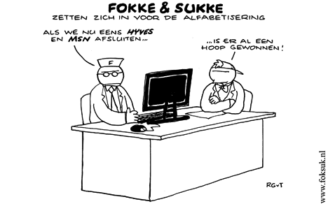 F&S zetten zich in voor de alfabetisering (NEXT, ma, 07-09-09)