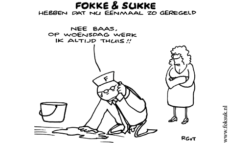 F&S hebben dat nu eenmaal zo geregeld (NRC, di, 08-09-09)