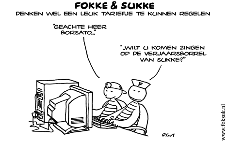 F&S denken wel een leuk tariefje te kunnen regelen (NEXT, wo, 23-09-09)