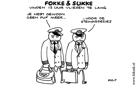 F&S vinden 12 uur vliegen te lang (NEXT, ma, 05-10-09)