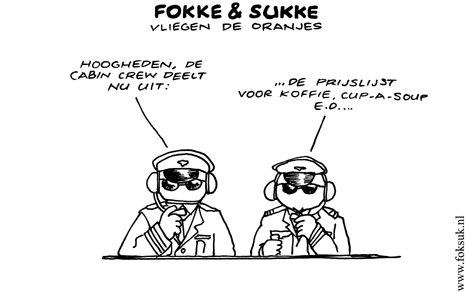 F&S vliegen de Oranjes (NRC, za, 10-10-09)