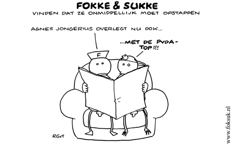 F&S vinden dat ze onmiddellijk moet opstappen (NRC, ma, 12-10-09)
