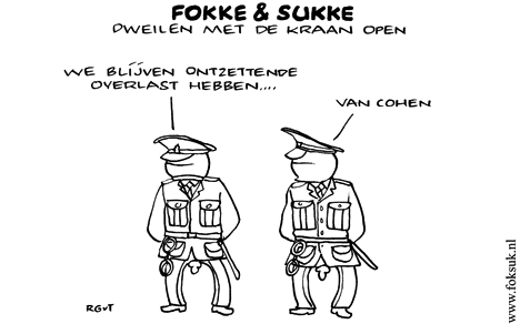 F&S dweilen met de kraan open (NRC, ma, 19-10-09)