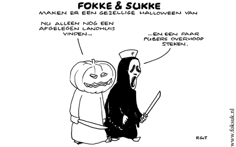 F&S maken er een gezellige Halloween van (NRC, za, 31-10-09)