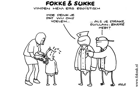 F&S vinden hem erg egoistisch (NRC, ma, 23-11-09)