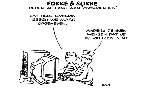 F&S deden allang aan "ontvrienden" (NRC, za, 19-12-09)