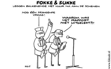 F&S leggen Balkenende het vuur na aan de schenen (NRC, di, 12-01-10)