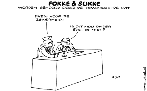 F&S worden gehoord door de commissie-De Wit (NRC, ma, 18-01-10)