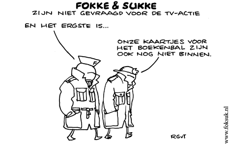 F&S zijn niet gevraagd voor de TV-actie (NRC, do, 21-01-10)