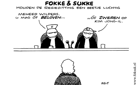 F&S houden de regiezitting een beetje luchtig (NRC, wo, 20-01-2010)