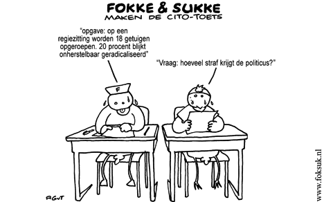 F&S maken de Cito-toets (NRC, wo, 03-02-10)