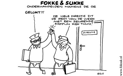 F&S onderhandelen namens de OR (NEXT, di, 09-02-10)