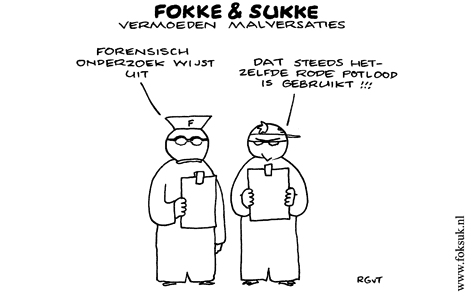 F&S vermoeden malversaties (NRC, do, 11-03-10)