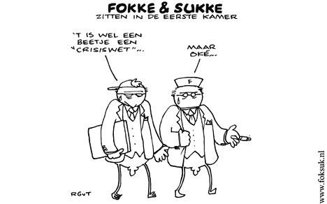 F&S zitten in de Eerste Kamer (NRC, wo, 17-03-10)