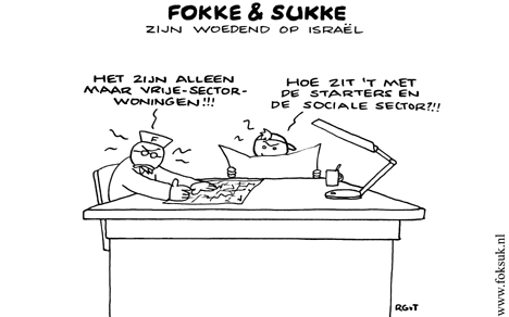 F&S zijn woedend op Israël (NRC, di, 23-03-10)